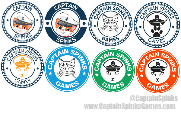 Captain Spinks Games Logo Evolution
